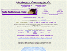 Tablet Screenshot of mcclivestock.com